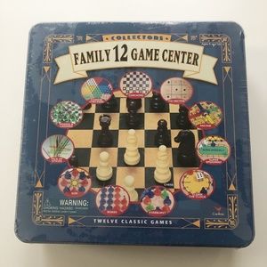 Cardinal Collectors Family 12 Game Center Board Game 12 Classic Games NEW SEALED